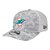 Boné New Era 970 Miami Dolphins Salute Service Cinza - Imagem 1