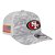 Boné New Era 970 San Francisco 49ers Salute Service Cinza - Imagem 4