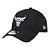Boné New Era 940 A-Frame Chicago Bulls Stone Preto - Imagem 1