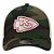 Boné New Era 940mc Kansas City Chiefs Salute Service Verde - Imagem 3