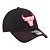 Boné New Era 940 Chicago Bulls Team Contrast Preto - Imagem 3