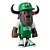 Boneco New Era 25 Mini Buffalo Figure Boston Celtics Verde - Imagem 4
