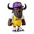 Boneco New Era Mini Buffalo Figure Los Angeles Lakers - Imagem 4