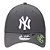 Boné New Era 940 New York Yankees Repreve Cinza Escuro - Imagem 3