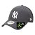 Boné New Era 940 New York Yankees Repreve Cinza Escuro - Imagem 1