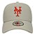 Boné New Era 940 A-Frame New York Mets Outline Script Bege - Imagem 3