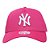 Boné New Era 940 A-Frame New York Yankees Burst Rosa - Imagem 1