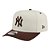 Boné New Era 950 A-Frame New York Yankee Off White Masculino - Imagem 1
