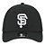 Boné New Era 3930mc San Francisco Giants Poly Preto e Branco - Imagem 3