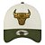 Boné New Era 940A-Frame Metallic Chicago Bulls Off White - Imagem 3
