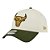 Boné New Era 940A-Frame Metallic Chicago Bulls Off White - Imagem 1