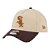 Boné New Era 940AF Washed Earthtones Chicago White Sox Bege - Imagem 1