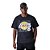 Camiseta New Era Regular Los Angeles Lakers Preto Masculino - Imagem 1
