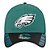 Boné New Era 3930 Visor Hit Philadelphia Eagles Verde - Imagem 2