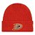 Gorro New Era Skull Knit Anaheim Ducks Masculino Laranja - Imagem 1