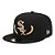 Boné New Era Gold Leaf 5950 Chicago White Sox Preto - Imagem 1