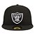 Boné New Era 5950 Las Vegas Raiders Preto Masculino - Imagem 2