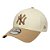 Boné New Era Colour Block 940 New York Yankees Bege - Imagem 1
