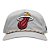 Boné New Era Qs1920 Miami Heat Cinza Masculino - Imagem 2