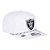 Boné New Era Qs1920 Las Vegas Raiders Branco Masculino - Imagem 3