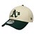 Boné New Era Colour Block 940 Oakland Athletics Bege - Imagem 1