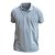 Camisa Polo Reserva Piquet Denali Masculino Azul Claro - Imagem 3