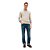 Suéter Tommy Hilfiger Essential Cotton C Neck Masculino Bege - Imagem 3