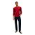 Suéter Tricot Tommy Hilfiger Signature Gola V Vermelho - Imagem 3