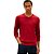 Suéter Tricot Tommy Hilfiger Signature Gola V Vermelho - Imagem 1