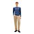 Suéter Tommy Hilfiger Essential Cotton Gola Redonda Azul - Imagem 3