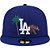 Boné New Era 5950 Los Angeles Dodgers State Stitch Azul - Imagem 2