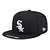 Boné New Era 950 Visor Chicago White Sox Preto Masculino - Imagem 1