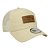 Boné New Era Denim Leather Patch Trucker New Era Bege - Imagem 3