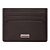 Carteira Tommy Hilfiger Leather Signature Plaque Card Marrom - Imagem 1