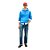 Moletom Tommy Hilfiger Logo Hoody Masculino Azul - Imagem 4