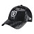 Boné New Era 940mc Sequin Las Vegas Raiders Preto Feminino - Imagem 1