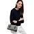 Bolsa Tommy Hilfiger GraceSatchel Jacquard Preto e Bege - Imagem 4
