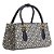 Bolsa Tommy Hilfiger GraceSatchel Jacquard Preto e Bege - Imagem 3