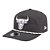 Boné New Era 29061 Chicago Bulls Cinza Chumbo - Imagem 1
