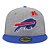 Boné New Era 5950 Buffalo Bills Pin Fechado Cinza - Imagem 2