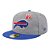 Boné New Era 5950 Buffalo Bills Pin Fechado Cinza - Imagem 1