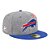 Boné New Era 5950 Buffalo Bills Pin Fechado Cinza - Imagem 3