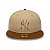 Boné New Era 5950 New York Yankees Mocha Mousse Bege - Imagem 2
