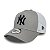 Boné New Era Side Patch Trucker New York Yankees Cinza - Imagem 1