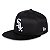 Boné New Era 5950 Chicago White Sox Fechado Preto - Imagem 1