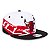 Boné New Era 950 Chicago Bulls Branco e Vermelho Masculino - Imagem 3