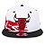 Boné New Era 950 Chicago Bulls Branco e Vermelho Masculino - Imagem 2