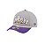 Boné New Era 940 M-Crown Los Angeles Lakers Cinza - Imagem 1