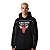 Moletom New Era Hoodie Chicago Bulls Masculino Preto - Imagem 1