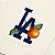 Bermuda New Era Lifestyle Los Angeles Dodgers Off White - Imagem 3